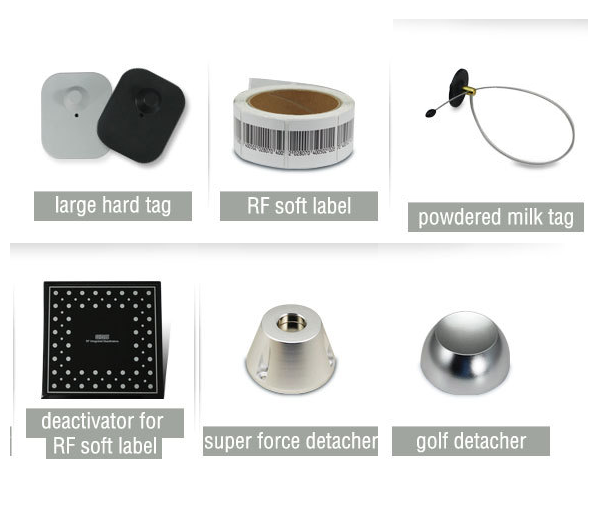 30*40mm Security RF EAS Standard Store Alarm Soft Label RF